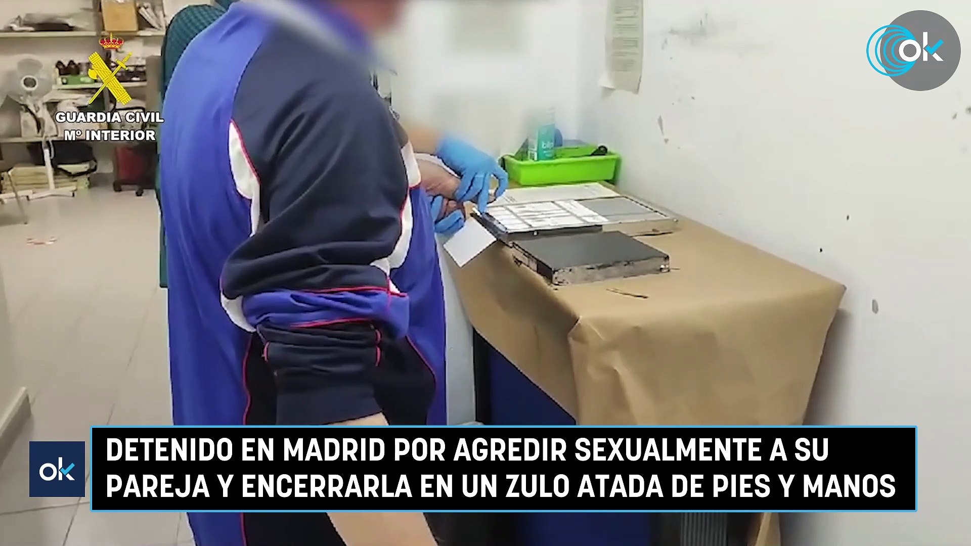 Detenido en Madrid por agredir sexualmente a su pareja y encerrarla en un  zulo atada de pies y manos