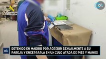 Detenido en Madrid por agredir sexualmente a su pareja y encerrarla en un zulo atada de pies y manos