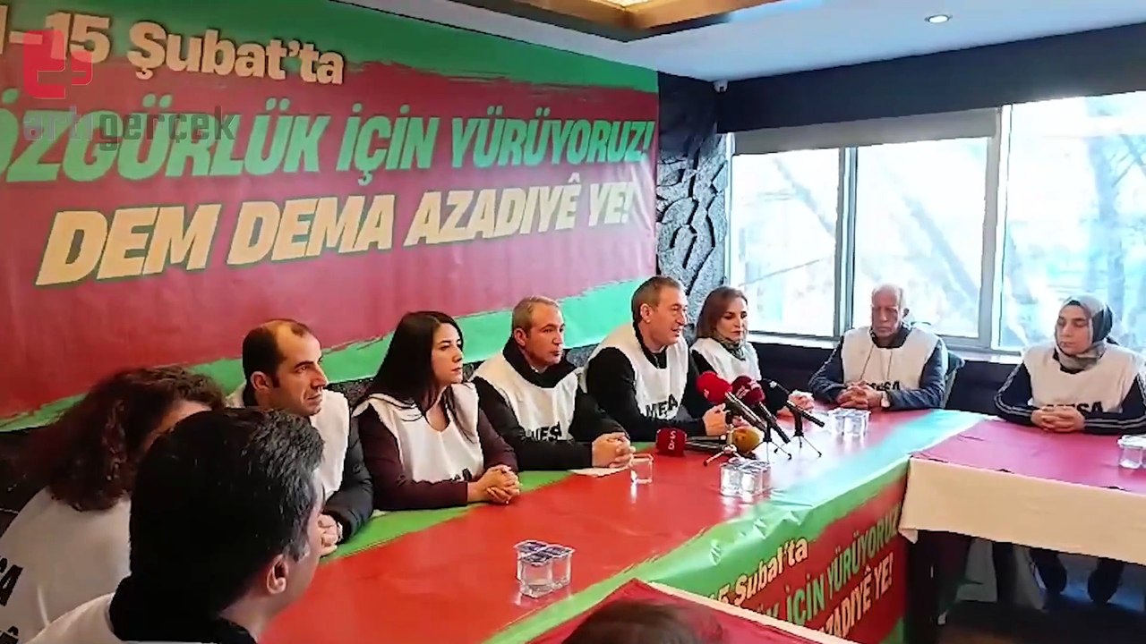 'Büyük Özgürlük Yürüyüşü' bugün başlıyor... Tuncer Bakırhan yürüyüş öncesi açıklamalarda bulundu