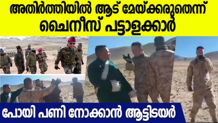 അതിർത്തിയിൽ ആട് മേയ്ക്കരുചതെന്ന് ചൈനീസ് പട്ടാളം; കല്ലെറിഞ്ഞ് ഓടിച്ച് ആട്ടിടയർ