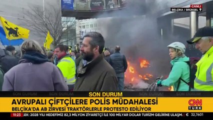 Descargar video: Avrupa'da çiftçiler ayaklandı: Belçika’da AB zirvesi traktörlerle protesto ediliyor