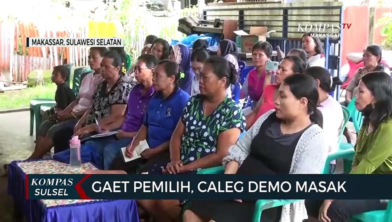 Kampanye Unik Caleg Demo Masak Gaet Pemilih