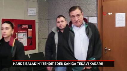 Milli voleybolcu Hande Baladın’ı tehdit eden sanığa koruma ve tedavi altına alınma kararı