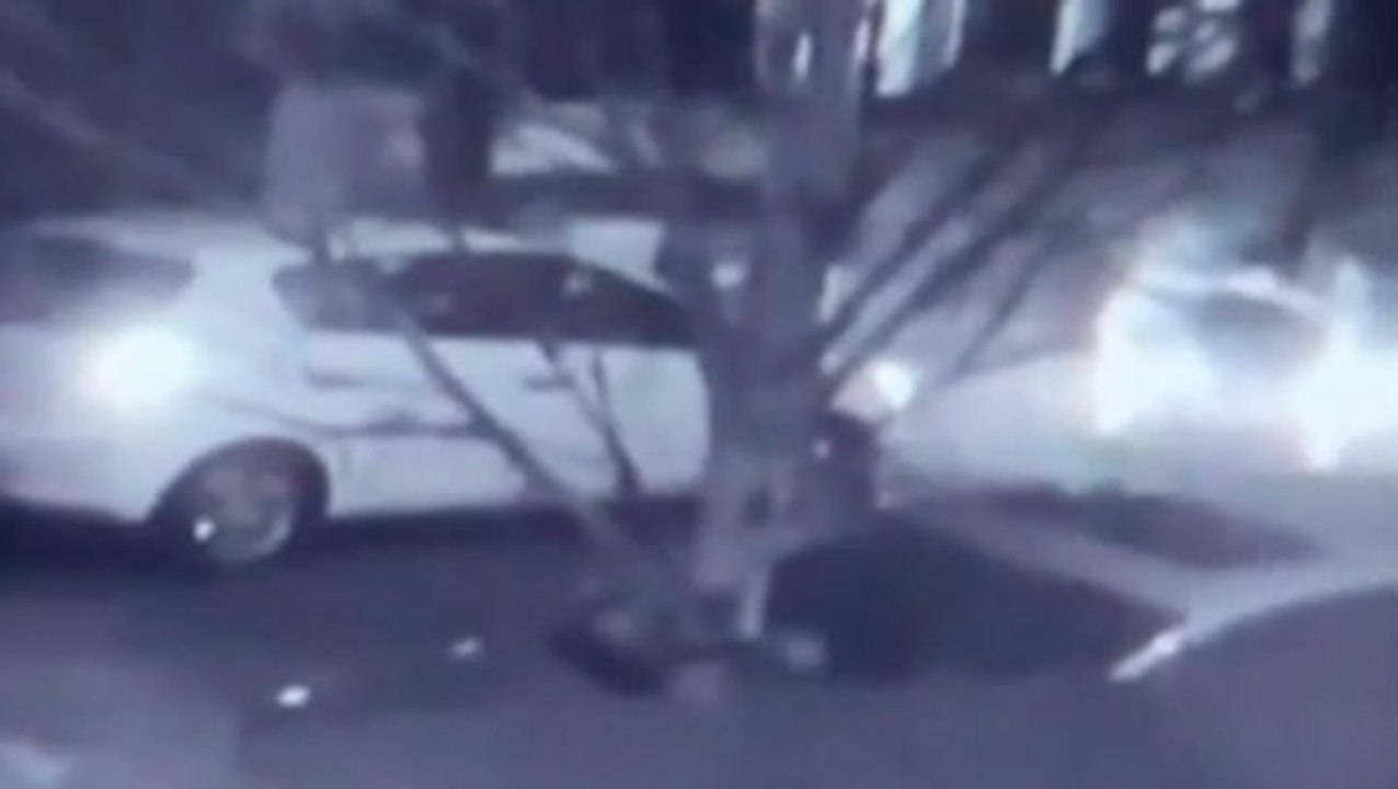CCTV appears to capture moment Clapham chemical attack unfolded