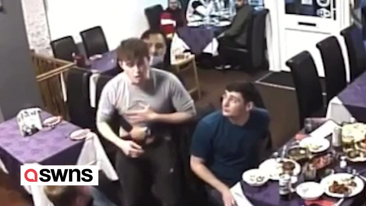 Heldenhafter Kellner rettet einen Kunden mit Heimlich-Manöver vor dem Ersticken