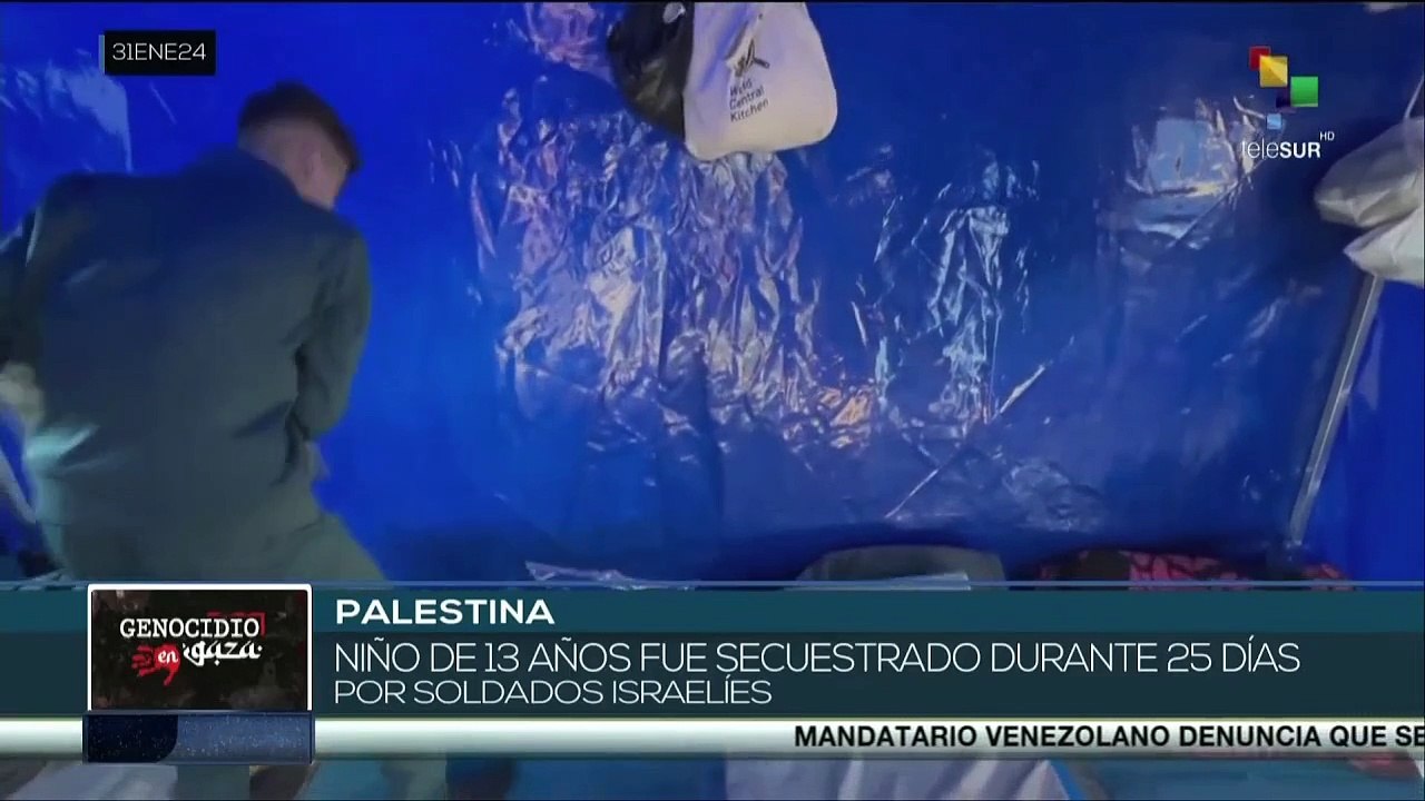 Menores de edad palestinos fueron secuestrados por las fuerzas israelíes