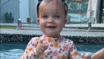 Aquatic marvel: Two-year-old's confidence turns every dip into a celebration