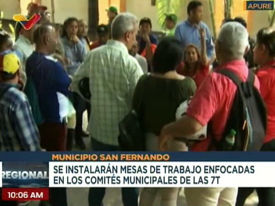 Mcpio. San Fernando del edo. Apure instaló comité para discutir y aportar el crecimiento de las 7T