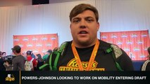 Jackson Powers-Johnson Looking To Improve Mobility Entering NFL Draft