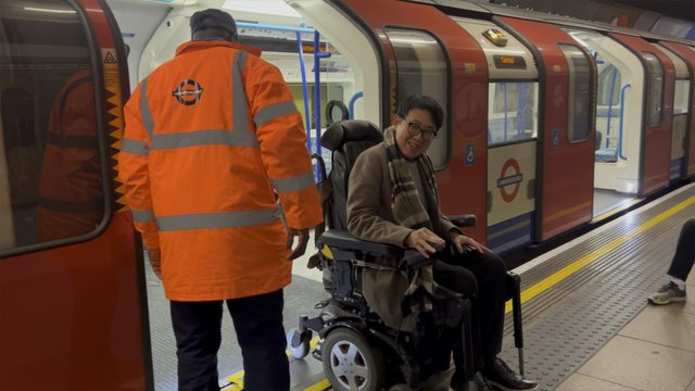 ‘It’s massive for me’: TFL’s new mini-ramps help wheelchair users on London Underground