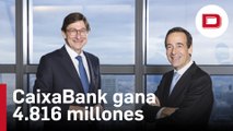 CaixaBank gana 4.816 millones de euros en 2023, un 53,9 % más, y distribuirá un dividendo de 2.890 millones