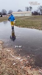 Funny Dash on Cracking Ice! ⛸️❄️ || Best of Internet