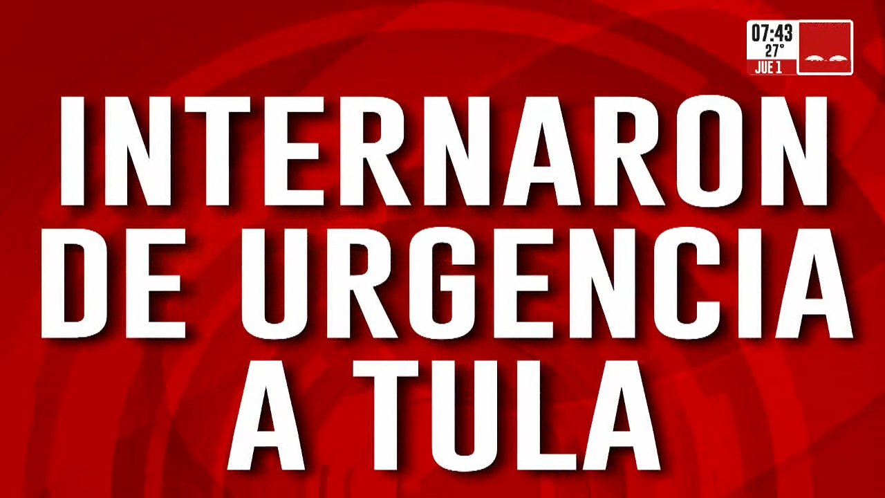 Internaron de urgencia a Tula, el hincha más famoso del mundo