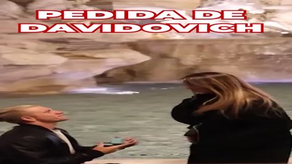 Davidovich le pide matrimonio a su novia en plena Fontana di Trevi