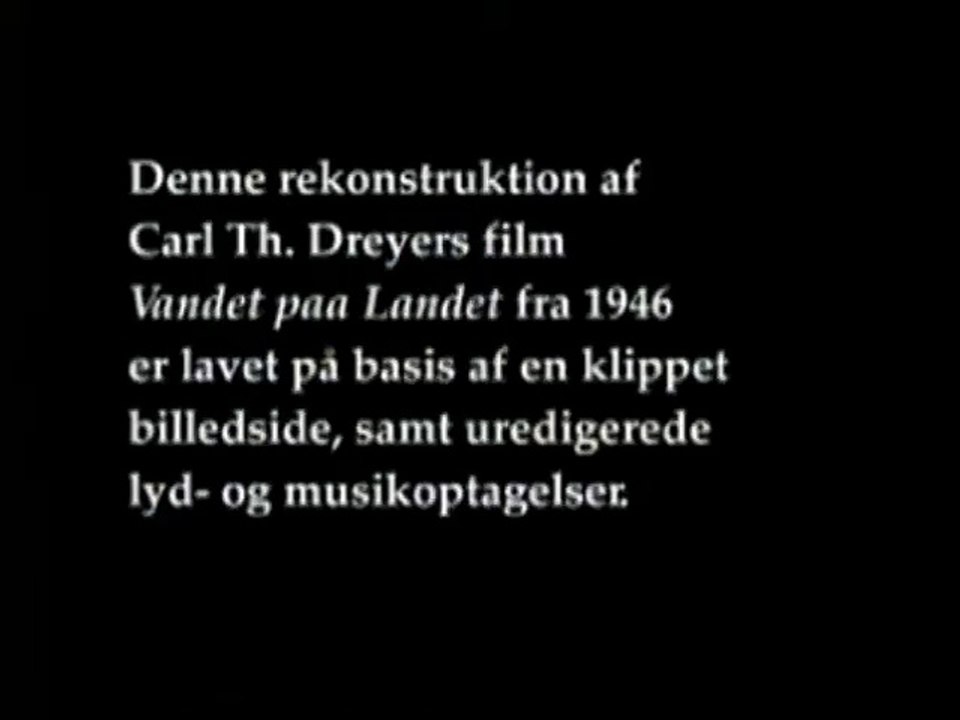 'Eau à la campagne (Vandet på landet) Dreyer