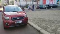 Quatro carros se envolvem em colisão no Centro de Cascavel