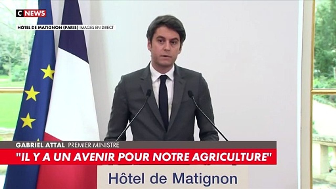Gabriel Attal: "150 millions d'euros vont être débloqués pour les éleveurs" - "Nous allons proposer une force de contrôle sanitaire européenne"