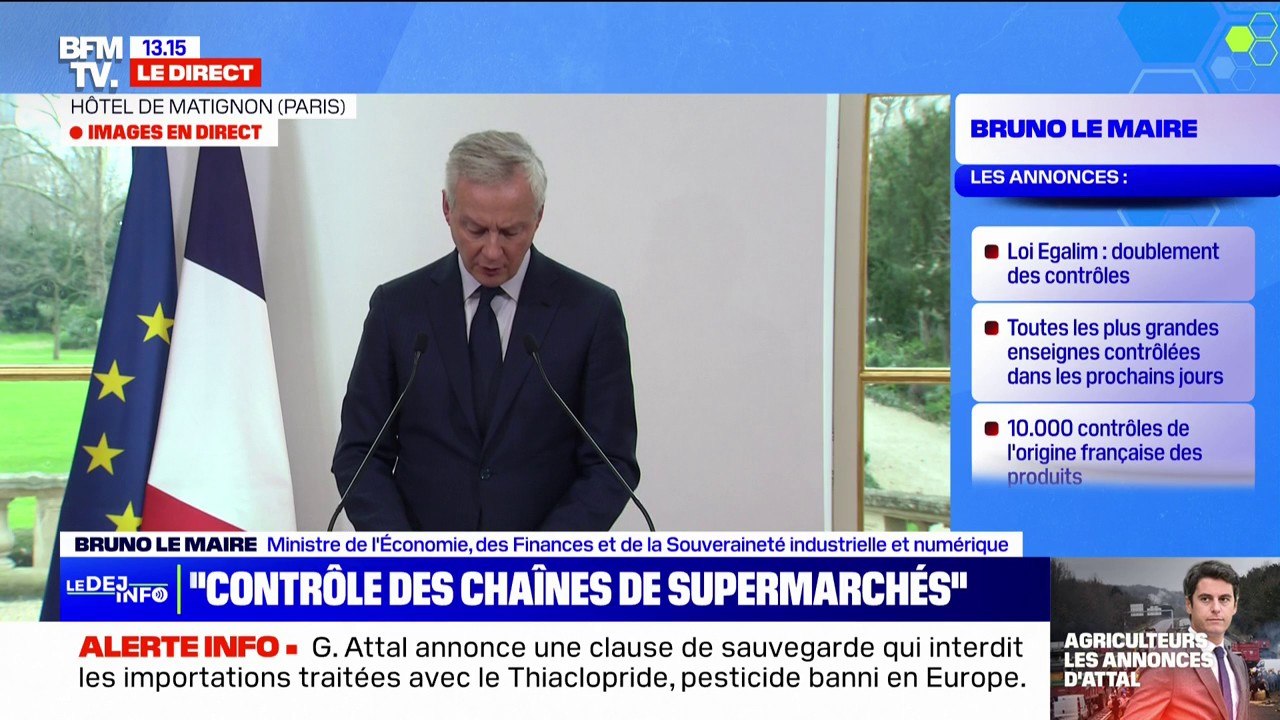 Marc Fesneau annonce que le secteur agricole "sera reconnu comme secteur de métiers en tension"