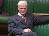 New Forest MP Sir Desmond Swayne suggesting in House of Commons that flytippers be 'garrotted with their own intestines'
