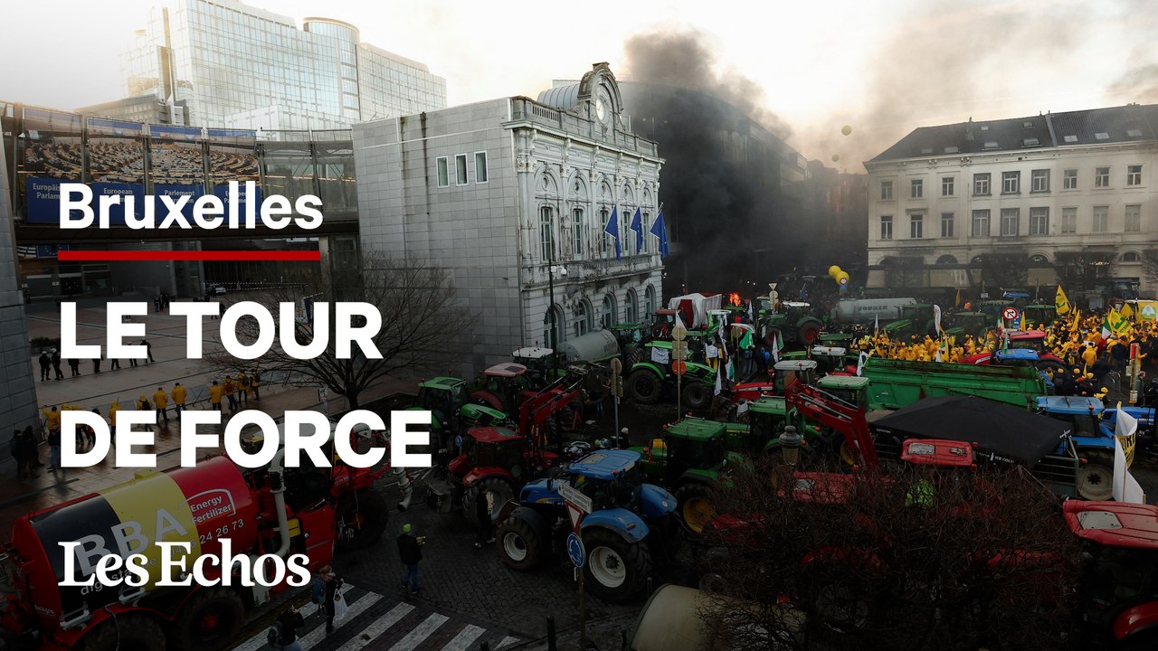 Agriculture : 1.000 tracteurs bloquent le quart...