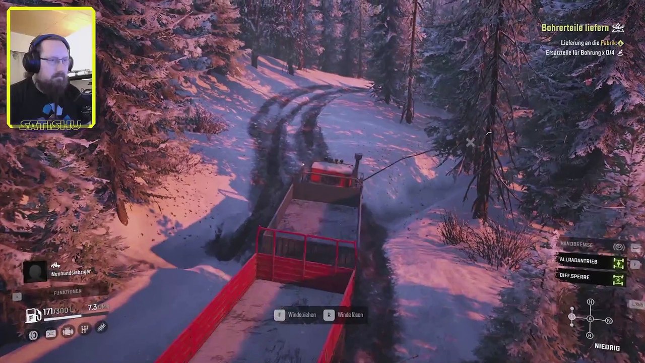 Durch Nacht und Schneebel. SnowRunner #127