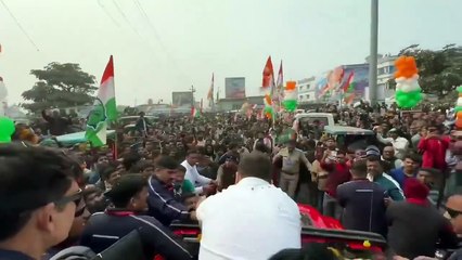 मुर्शिदाबाद पहुंची राहुल गांधी की न्याय यात्रा
