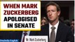 Mark Zuckerberg apologises to families of online harm victims in Senate hearing | Oneindia News