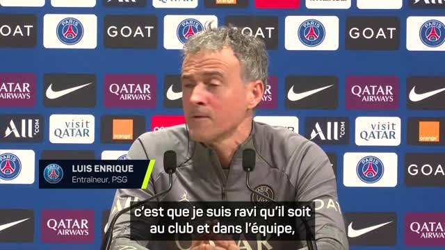 PSG - Luis Enrique : L'attitude de Kolo Muani est irréprochable