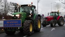 Los agricultores franceses tratan de bloquear el mercado de abastos más grande de Europa