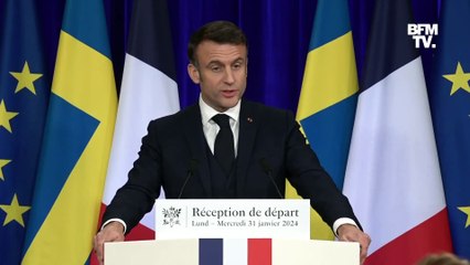 "La France n'a pas eu beaucoup de chance" : Emmanuel Macron évoque les piètres performances de la France à l'Eurovision lors d'une visite en Suède