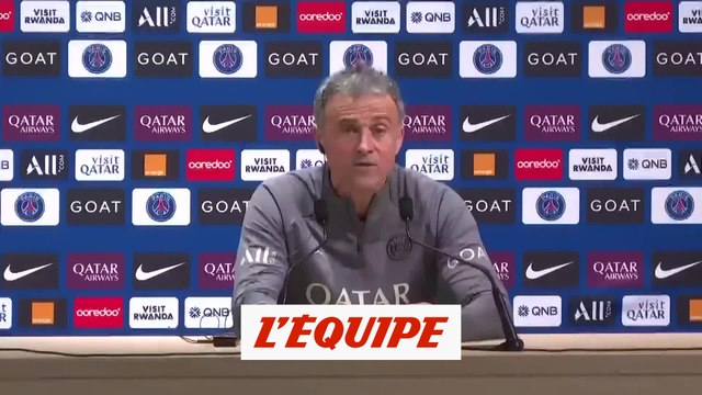 Luis Enrique n'a pas évoqué avec Mbappé son avenir - Foot - L1 - PSG