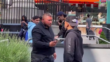 Disable man giving money to strangers then changing his mind - sleeping with strangers- joker pranks_9