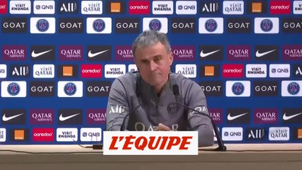 Luis Enrique : « Une arrivée ? Honnêtement, je ne pense pas » - Foot - L1 - PSG