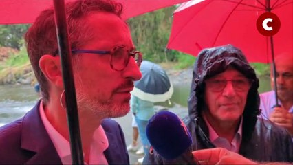 Le préfet en visite à Sainte-Suzanne suite au fortes pluies