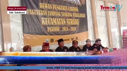 DPP Paguyuban JTM Lantik Pengurus DPC Surade - Sukabumi