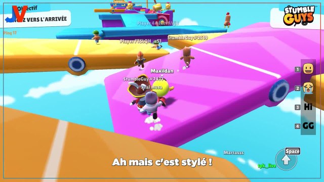 Stumble Guys - Maxildan et TPK s'affrontent sur le jeu