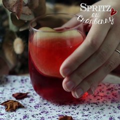 Le cocktail parfait pour la saint-valentin, le cranberry spritz!