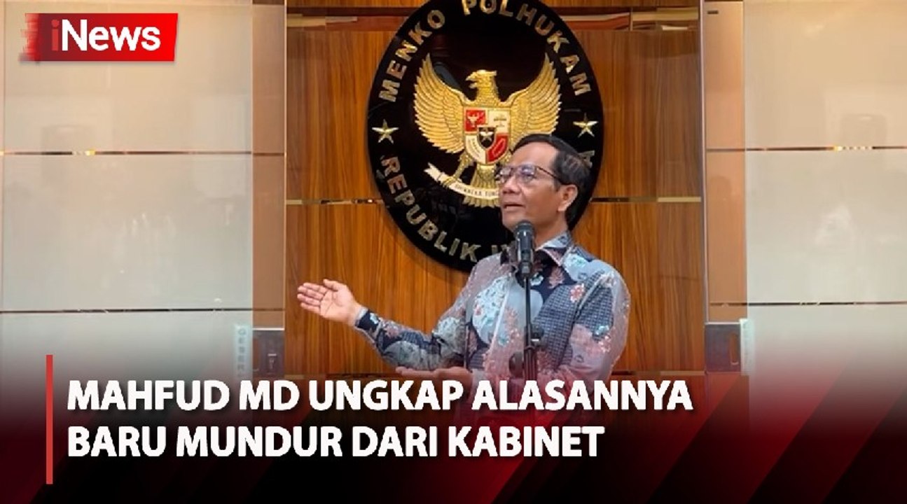 Cerita Mahfud MD Baru Mundur dari Kabinet Indonesia Maju usai Ditetapkan Jadi Cawapres