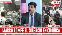 Tras el escrache, Ramiro Marra rompe el silencio en Crónica HD