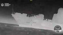 ビデオ：ウクライナの無人機によって破壊されたロシアの黒海艦隊のもう一隻の船