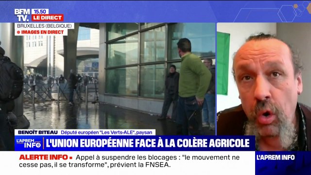 Crise agricole: pour Benoît Biteau, député européen (Les Verts-ALE), la clause de sauvegarde annoncée par Gabriel Attal est une mesure qui va dans le bon sens