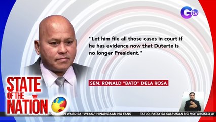 Hinamon din ni Senador Bato Dela Rosa si Arturo Lascañas | SONA