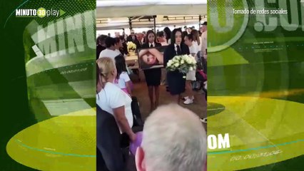 Emotivo adiós de familiares y amigos en entierro de Isabella Mesa