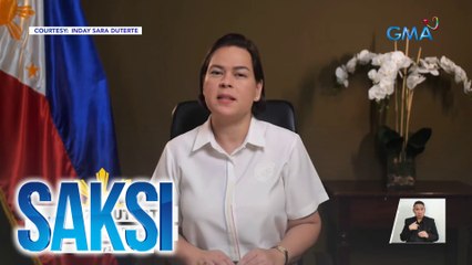 VP Sara, hinamon ang mga nag-aakusa sa kanya na kasuhan siya ng murder sa Pilipinas | Saksi