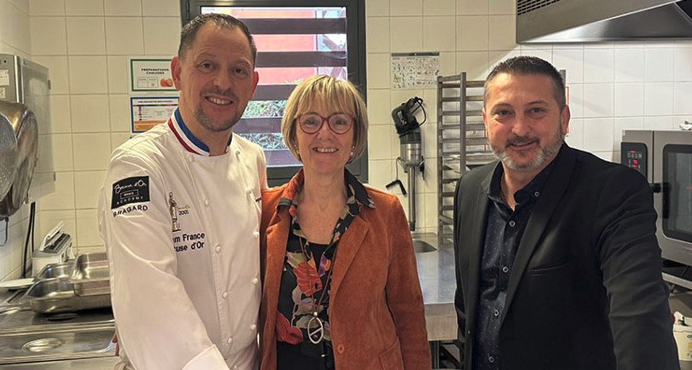 Agde : "Des étoiles dans les assiettes", François Adamski, MOF et Bocuse d'Or régale les résidents des Jardins de Brescou