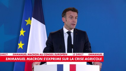 Emmanuel Macron : «Nous devons renforcer les contrôles»