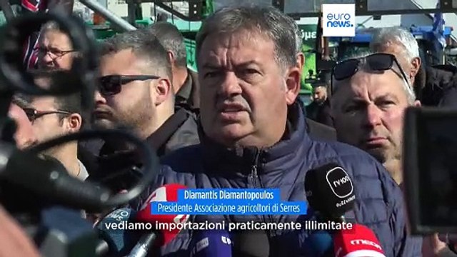 Grecia: proteste degli agricoltori, trattori in piazza a Salonicco