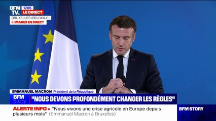 Egalim: "S'il faut modifier la loi (...), nous le ferons", assure Emmanuel Macron