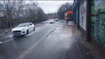 Burst water main on Archer Road in Sheffield reportedly causes asphalt to 