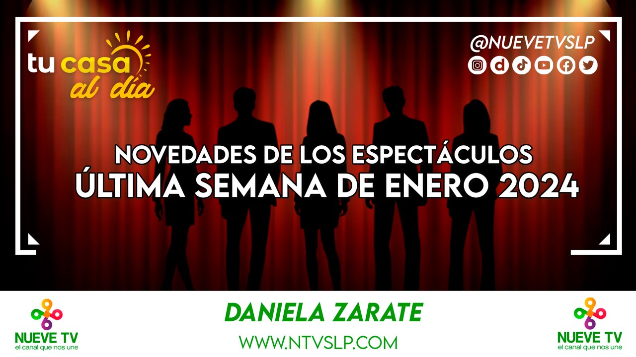 Novedades de los espectáculos última semana de enero 2024